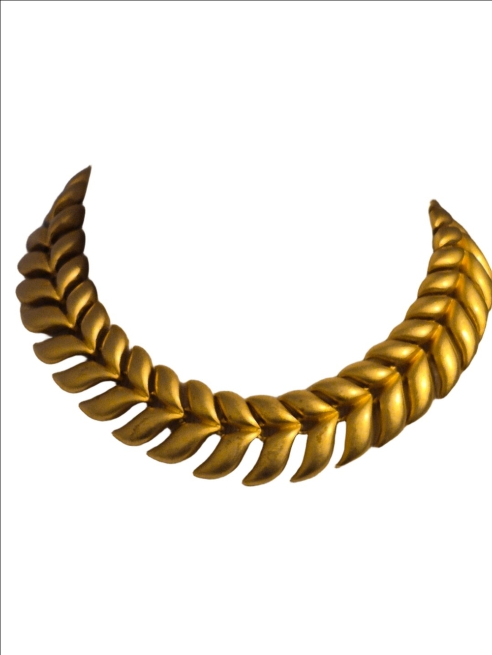 Gold Erwin Pearl Leaf-Style Choker Necklace - Women Jewelry